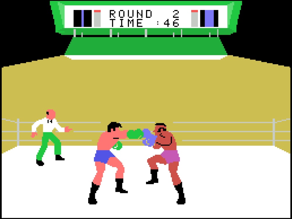 Gameplay of Rocky Super Action Boxing for Colecovision